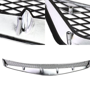Chrome Diamond Mesh Style Replacement Front Grille For 06-08 Civic FG1 SOHC/DOHC-Exterior-BuildFastCar