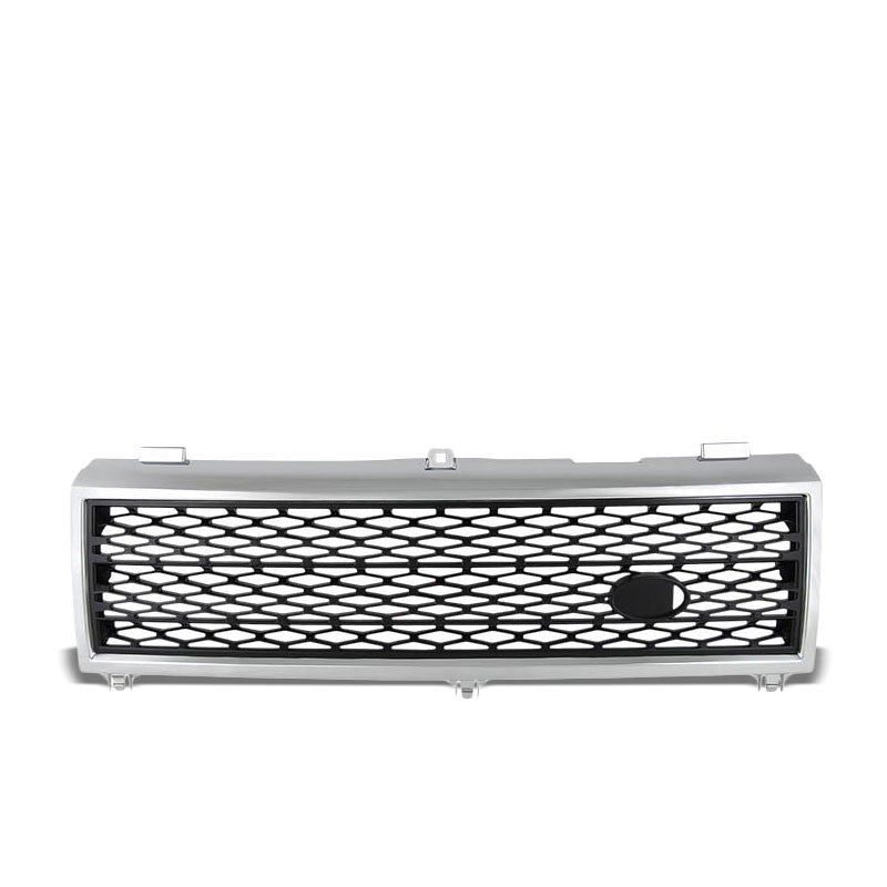 Chrome Frame/Black Honeycomb Mesh Style Front Grille For 03-05 Range Rover HSE-Exterior-BuildFastCar
