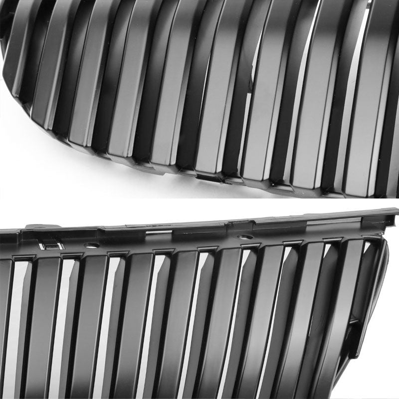 Black Vertical Style Replacement Front Grille For 06-07 Lexus GS430 Base 4.3L V8-Exterior-BuildFastCar