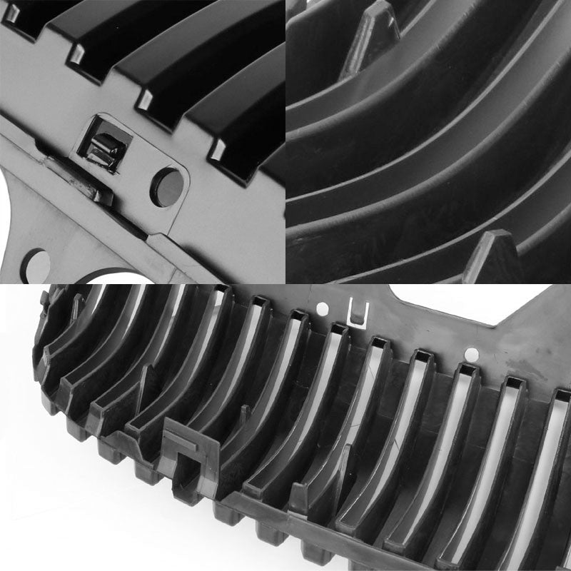 Black Vertical Style Replacement Front Grille For 06-07 Lexus GS430 Base 4.3L V8-Exterior-BuildFastCar