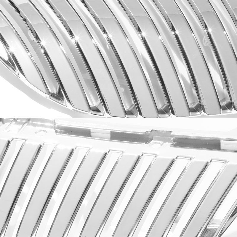 Chrome Vertical Style Replacement Front Grille For 06-07 Lexus GS430 Base 4.3L-Grilles-BuildFastCar