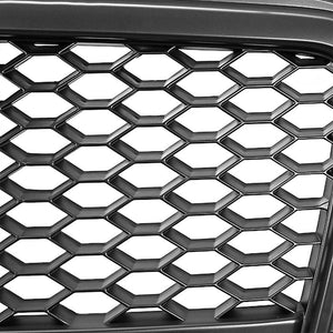 Black Honeycomb Mesh Style Front Grille For 08-11 Audi A3 Base/TDI 2.0L DOHC-Exterior-BuildFastCar