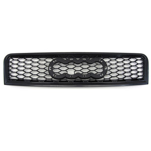 Black Mesh RS Style Replacement Front Grille For 00-05 A4 B6 Typ 8E/8H Base-Exterior-BuildFastCar