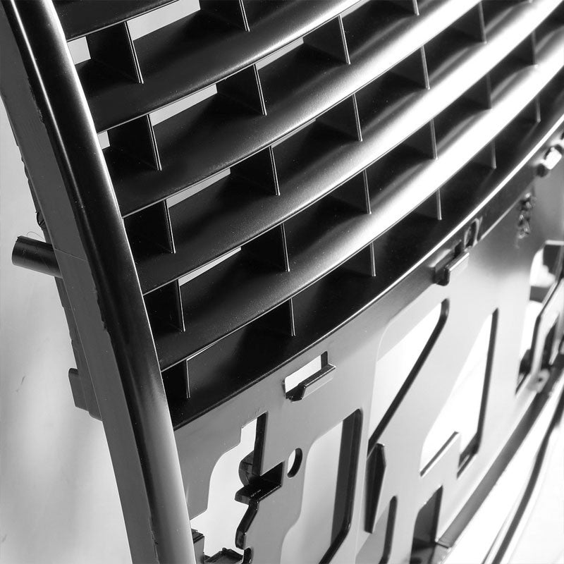 Black Vent Style Front Grille For 05-07 Audi A6/Quattro Typ 4F 3.0L/3.2L DOHC-Grilles-BuildFastCar