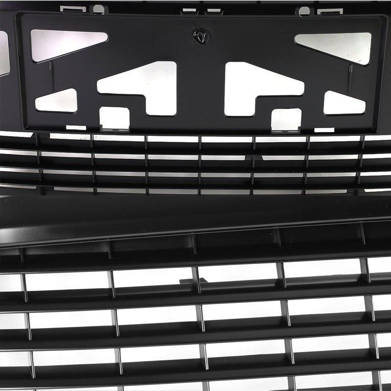 Black Vent Style Front Grille For 05-07 Audi A6/Quattro Typ 4F 3.0L/3.2L DOHC-Grilles-BuildFastCar