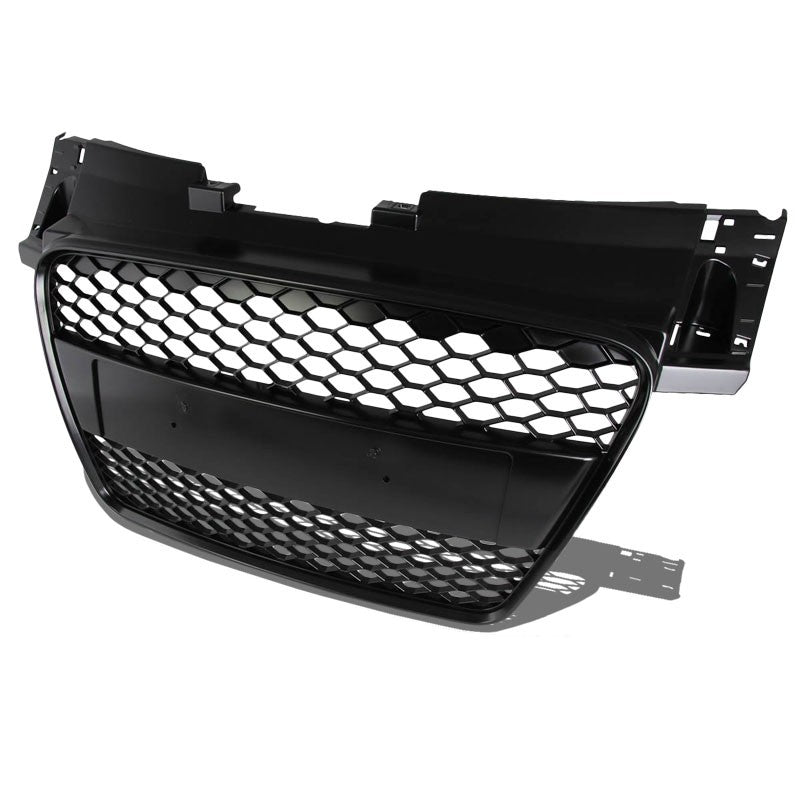 Black Honeycomb Mesh Style Front Grille For 08-14 Audi TT Base 1.8L/2.0L DOHC-Grilles-BuildFastCar