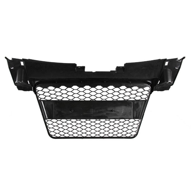 Black Honeycomb Mesh Style Front Grille For 08-14 Audi TT Base 1.8L/2.0L DOHC-Grilles-BuildFastCar