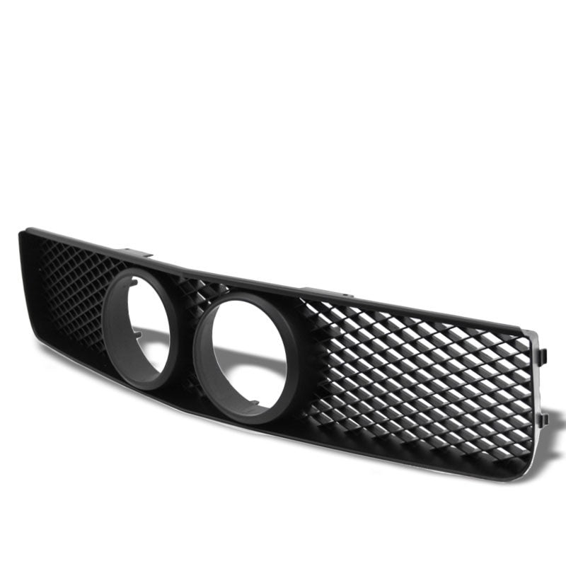 AMPLETHINK Front Upper Grille With Round Fog Holes For Ford Mustang GT 2005-2009 – Textured Black