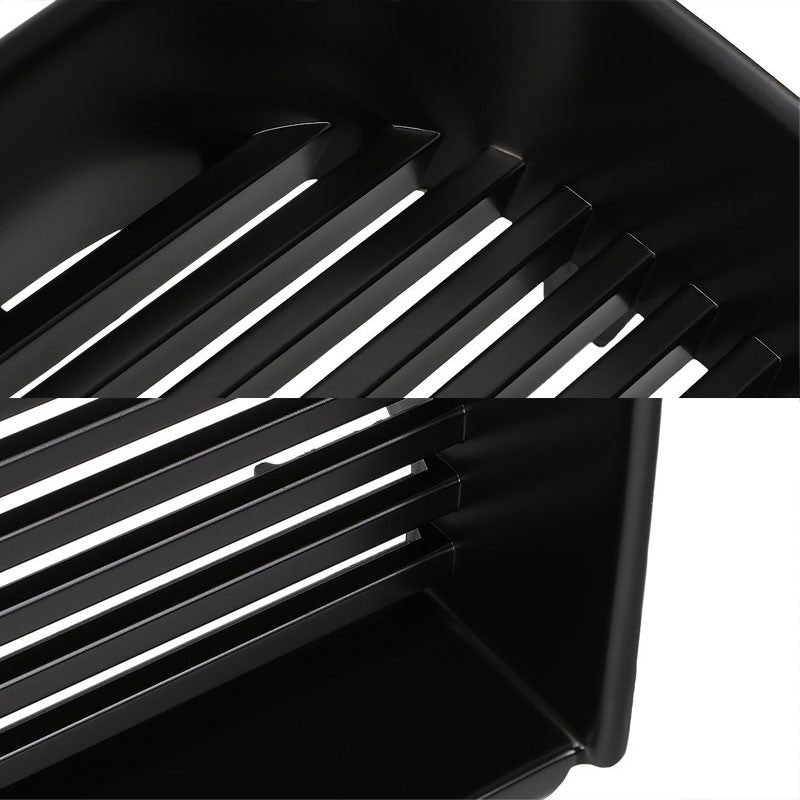Black Vent Style Replacement Front Grille For 05-09 Mustang Base 4.0L V6 SOHC-Exterior-BuildFastCar
