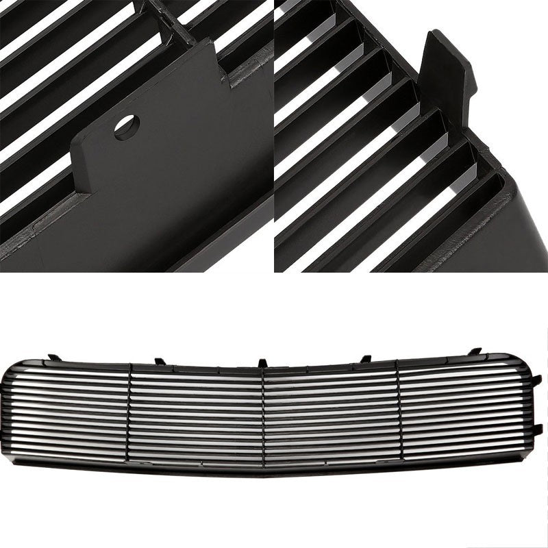 Black Vent Style Replacement Front Grille For 05-09 Mustang Base 4.0L V6 SOHC-Exterior-BuildFastCar