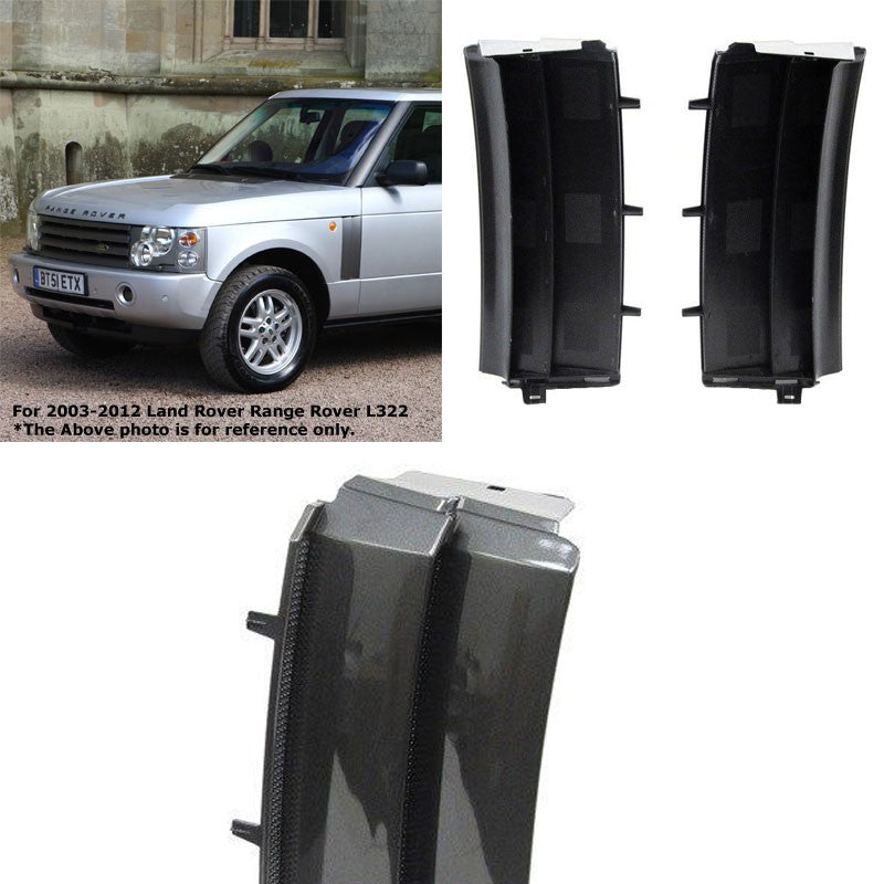 Grey Body/Silver Fender Style Side Vent Grille For 03-12 Land Rover Range Rover-Exterior-BuildFastCar