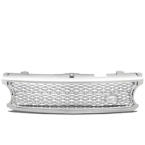 Chrome Frame/Silver Honeycomb Mesh Style Front Grille For 06-09 Range Rover L322-Exterior-BuildFastCar