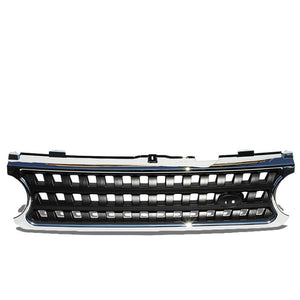 Chrome/Black Square Mesh Style Front Grille Grill For 06-09 Range Rover V8 DOHC-Exterior-BuildFastCar