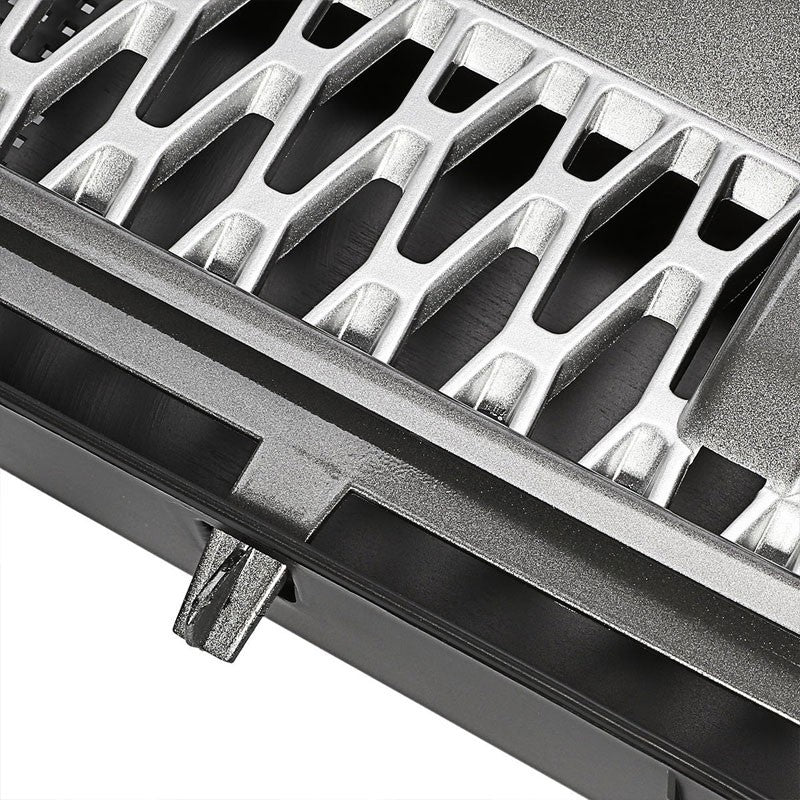 Grey Body/Silver Honeycomb Mesh Side Vent Grille For 03-11 Range Rover L322-Exterior-BuildFastCar