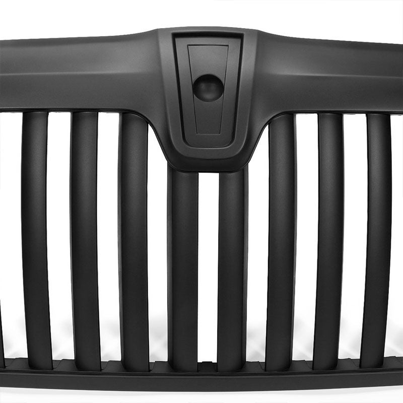 Black Vertical Style Front Grille Grill For Lincoln 98-02 Navigator 5.4L DOHC-Exterior-BuildFastCar