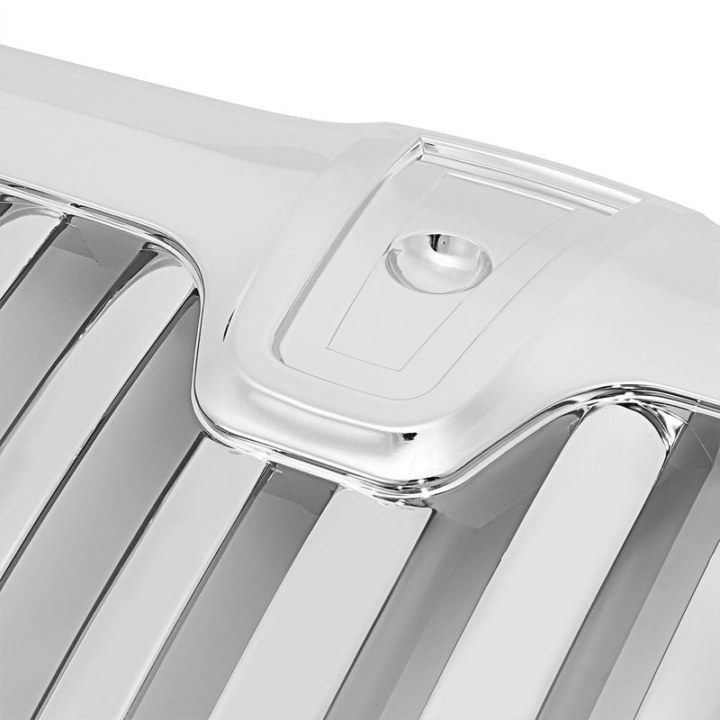 Chrome Vertical Style Front Grille Grill For Lincoln 98-02 Navigator 5.4L DOHC-Exterior-BuildFastCar