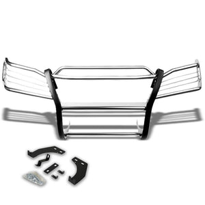 Chrome Mild Steel Brush Grille Guard Frame For Mercedes-Benz 98-05 ML-Series-Exterior-BuildFastCar