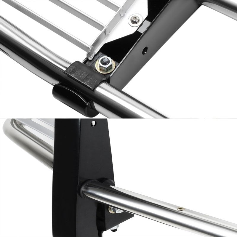 Chrome Mild Steel Brush Grille Guard Frame For Mercedes-Benz 99-12 G-Series-Exterior-BuildFastCar