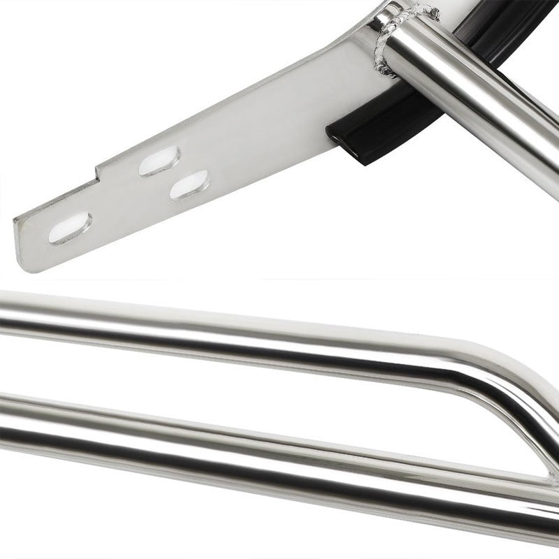 Chrome Mild Steel Front Bumper Grill Guard For Mercedes-Benz 07-12 X164 GL-Serie-Exterior-BuildFastCar