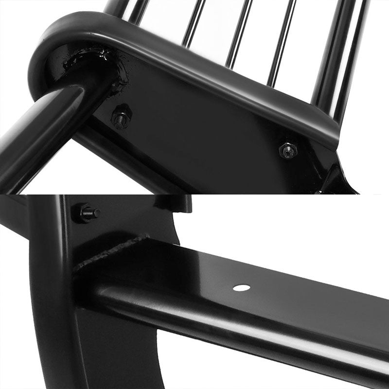 Black Mild Steel Front Bumper Grill Guard For 88-99 C/K Series Suburban/Tahoe-Exterior-BuildFastCar