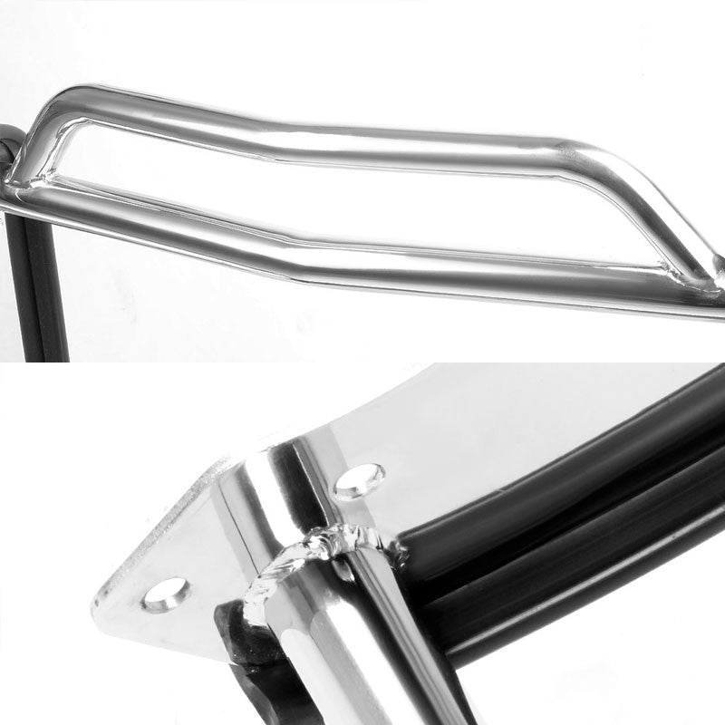Chrome Mild Steel Front Bumper Brush Grill Guard For 01-06 Silverado 1500HD/3500-Exterior-BuildFastCar