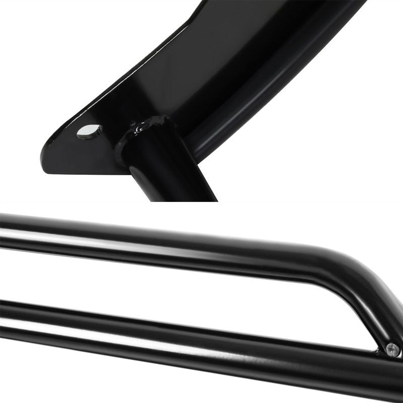 Black Mild Steel Front Bumper Brush Grill Guard For 03-06 Silverado 2500HD/3500-Exterior-BuildFastCar