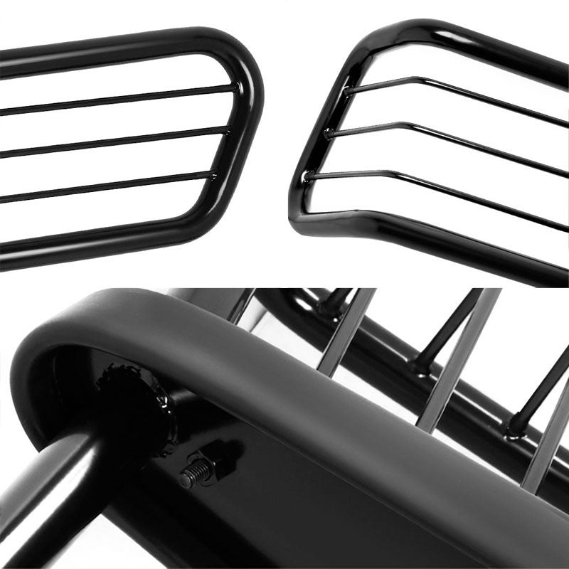 Black Mild Steel Front Bumper Grill Guard For 06-08 Ram 1500/06-09 Ram 25/3500-Exterior-BuildFastCar