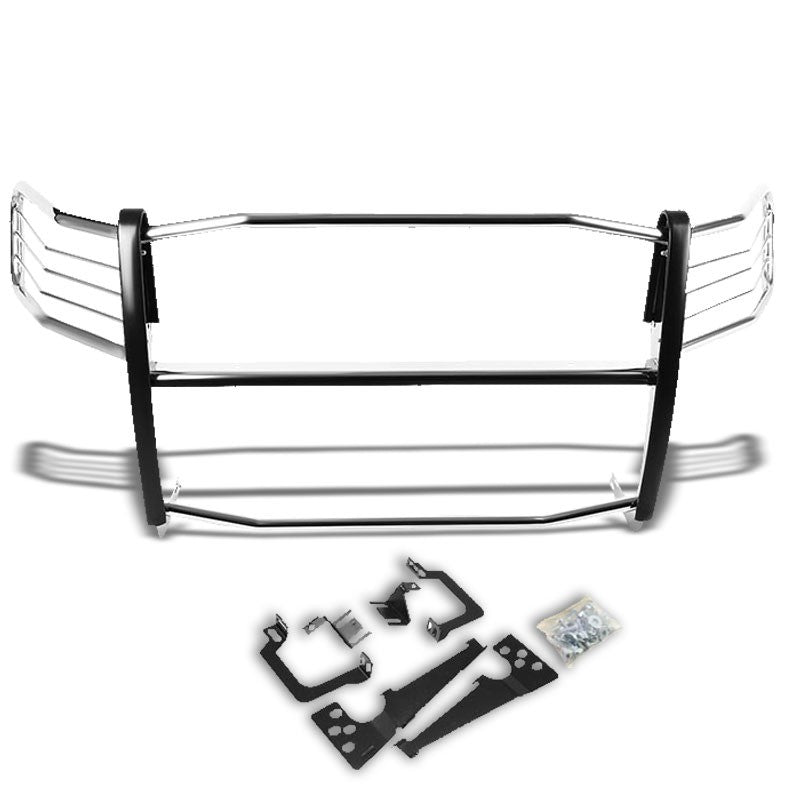 Chrome Mild Steel Front Bumper Grill Guard For 06-08 Ram 1500/06-09 Ram 25/3500-Exterior-BuildFastCar