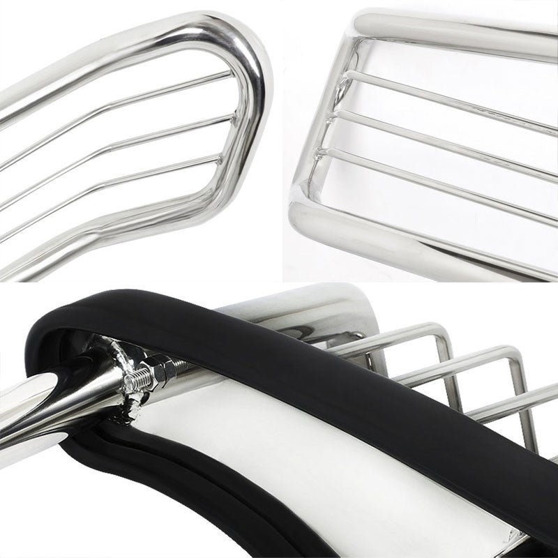 Chrome Mild Steel Front Bumper Grill Guard For 06-08 Ram 1500/06-09 Ram 25/3500-Exterior-BuildFastCar