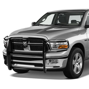 Black Mild Steel Front Bumper Brush Grill Protection Guard For 09-17 Ram 1500-Exterior-BuildFastCar