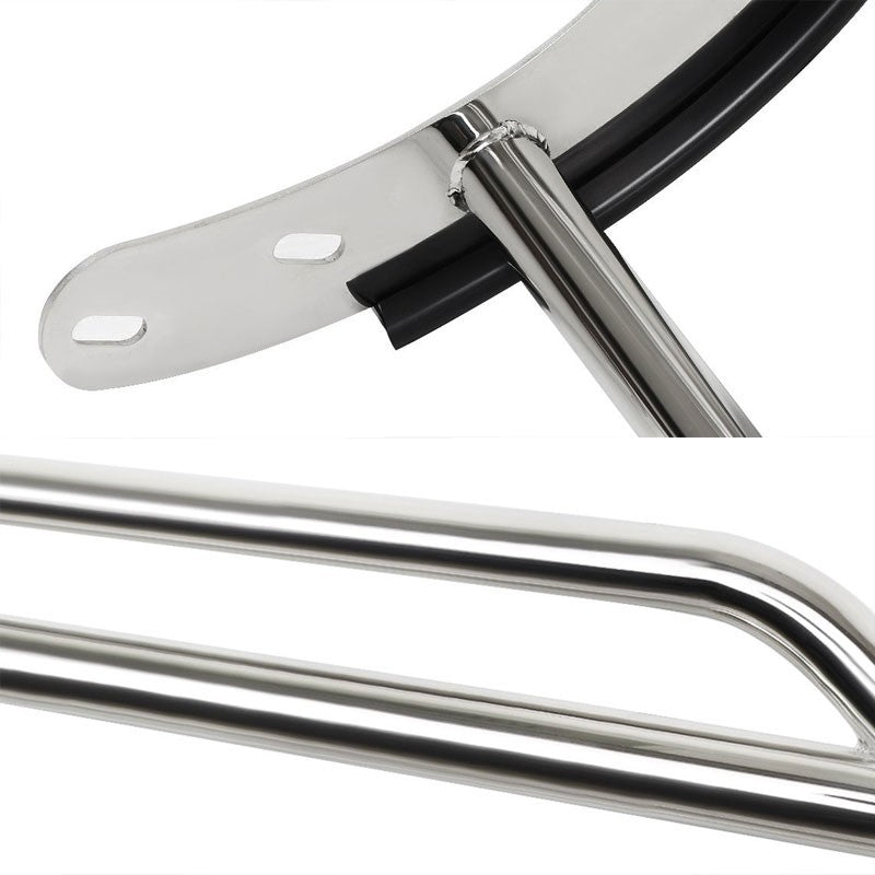 Chrome Mild Steel Front Bumper Brush Grill Guard For 97-98 Expedition/F150/F250-Exterior-BuildFastCar