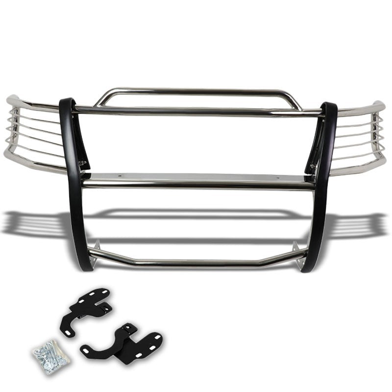 Chrome Mild Steel Front Bumper Grill Guard For 99-02 Expedition/F-150/99 F-250-Exterior-BuildFastCar