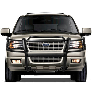 Black Mild Steel Front Bumper Brush Grill Guard For Ford 03-06 Expedition U222-Exterior-BuildFastCar