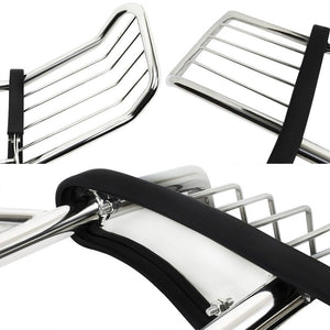 Chrome Mild Steel Front Bumper Brush Grill Guard For Ford 03-06 Expedition U222-Exterior-BuildFastCar