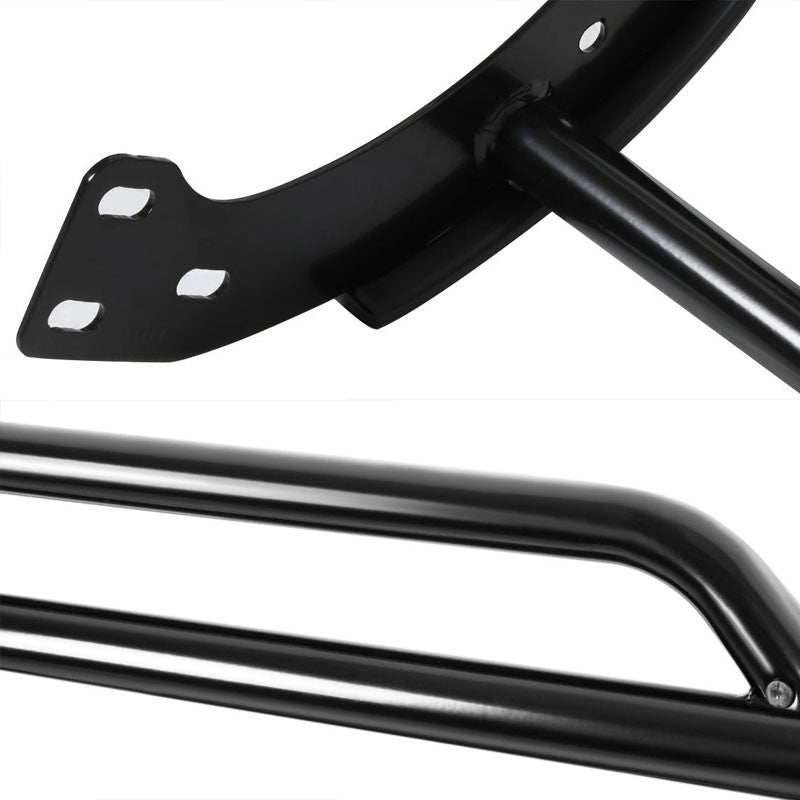 Black Mild Steel Front Bumper Brush Grill Guard For 95-01 Explorer/Mountaineer-Exterior-BuildFastCar