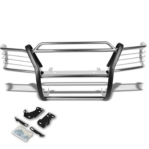 Chrome Mild Steel Front Bumper Brush Grill Guard For 95-01 Explorer/Mountaineer-Exterior-BuildFastCar