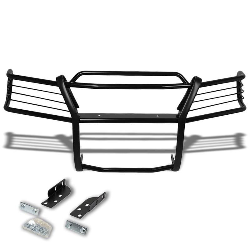 Black Mild Steel Front Bumper Brush Grill Guard For Ford 02-05 Explorer UN152-Exterior-BuildFastCar