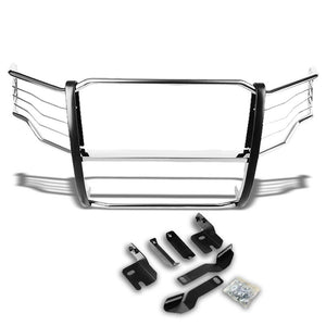 Chrome Mild Steel Front Bumper Brush Grill Protection Guard For Ford 09-14 F-150-Exterior-BuildFastCar