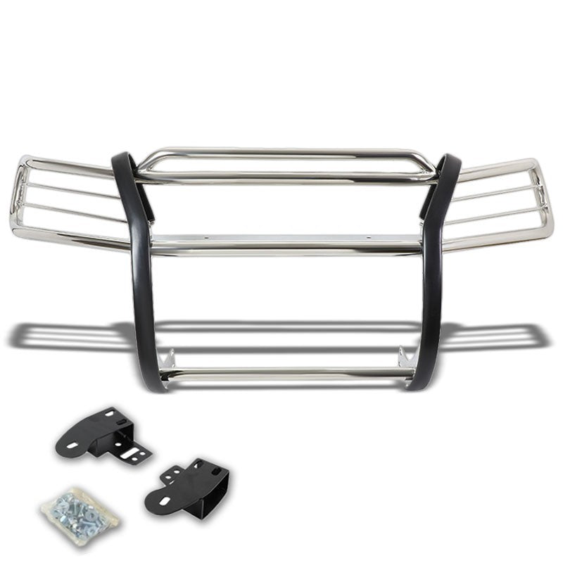 Chrome Mild Steel Front Bumper Brush Grill Guard For Honda 97-01 CR-V RD1-3 2.0L-Exterior-BuildFastCar