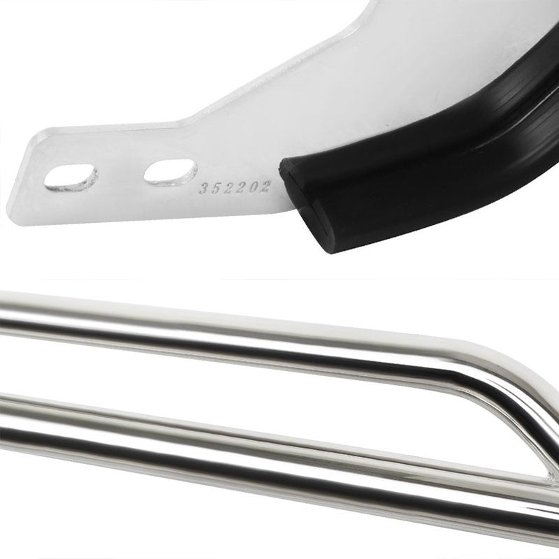 Chrome Mild Steel Front Bumper Grill Protection Guard For Jeep 84-01 Cherokee XJ-Exterior-BuildFastCar