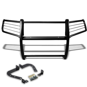 Black Mild Steel Front Bumper Brush Grill Guard For 11-13 Grand Cherokee WK2-Exterior-BuildFastCar