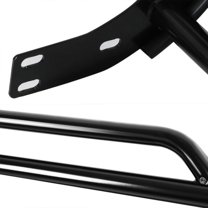 Black Mild Steel Front Bumper Brush Grill Guard For Nissan 98-00 Frontier/Xterra-Exterior-BuildFastCar