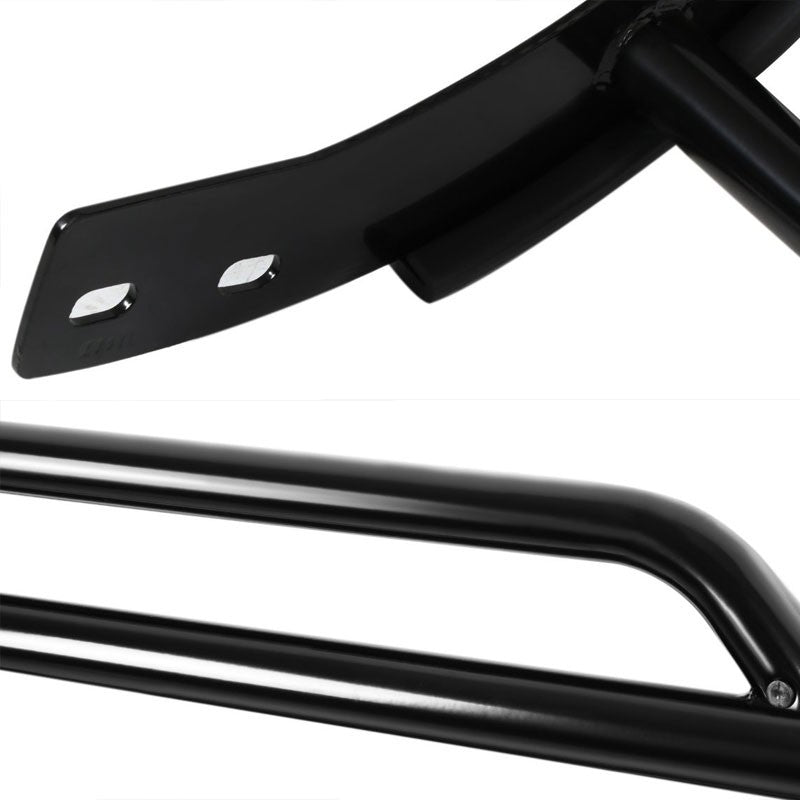 Black Mild Steel Front Bumper Brush Grill Guard For Nissan 96-04 Pathfinder R50-Exterior-BuildFastCar