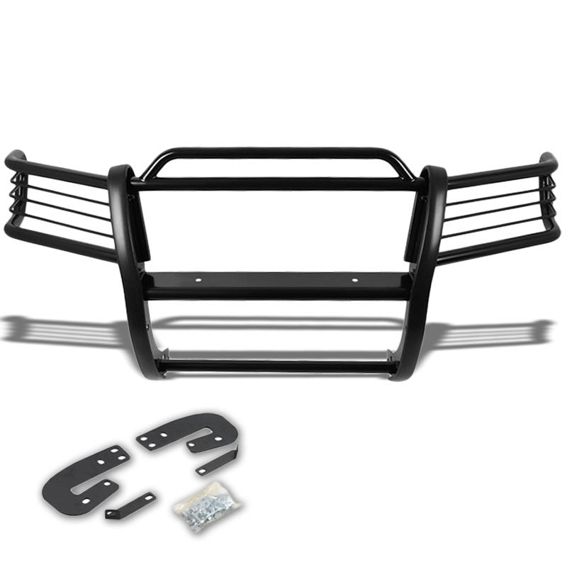 Black Mild Steel Front Bumper Brush Grill Guard For Nissan 02-04 Xterra WD22-Exterior-BuildFastCar