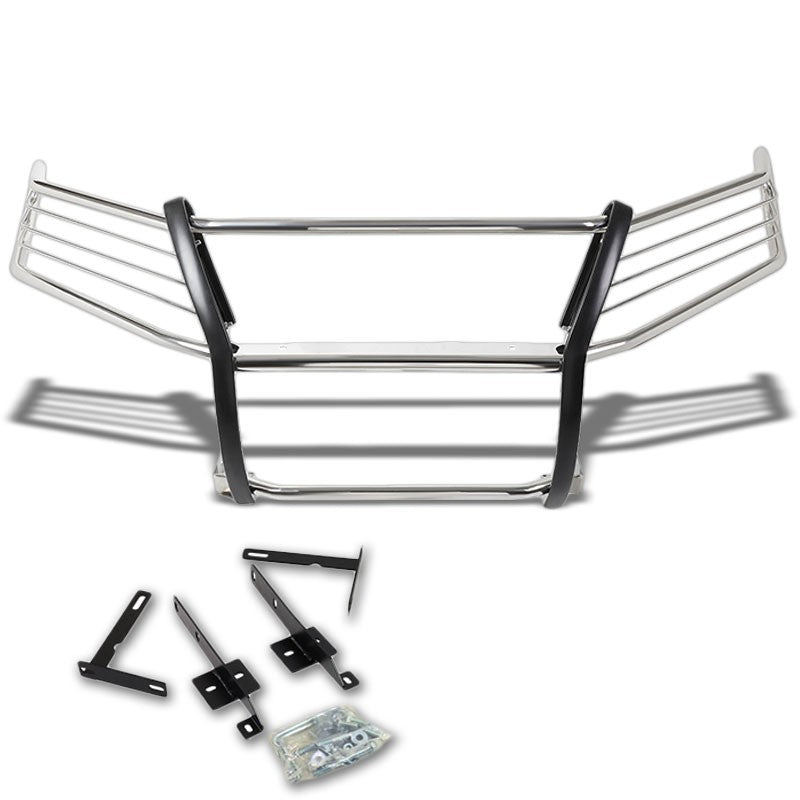 Chrome Mild Steel Front Bumper Brush Grill Guard For Nissan 13-16 Pathfinder R52-Exterior-BuildFastCar