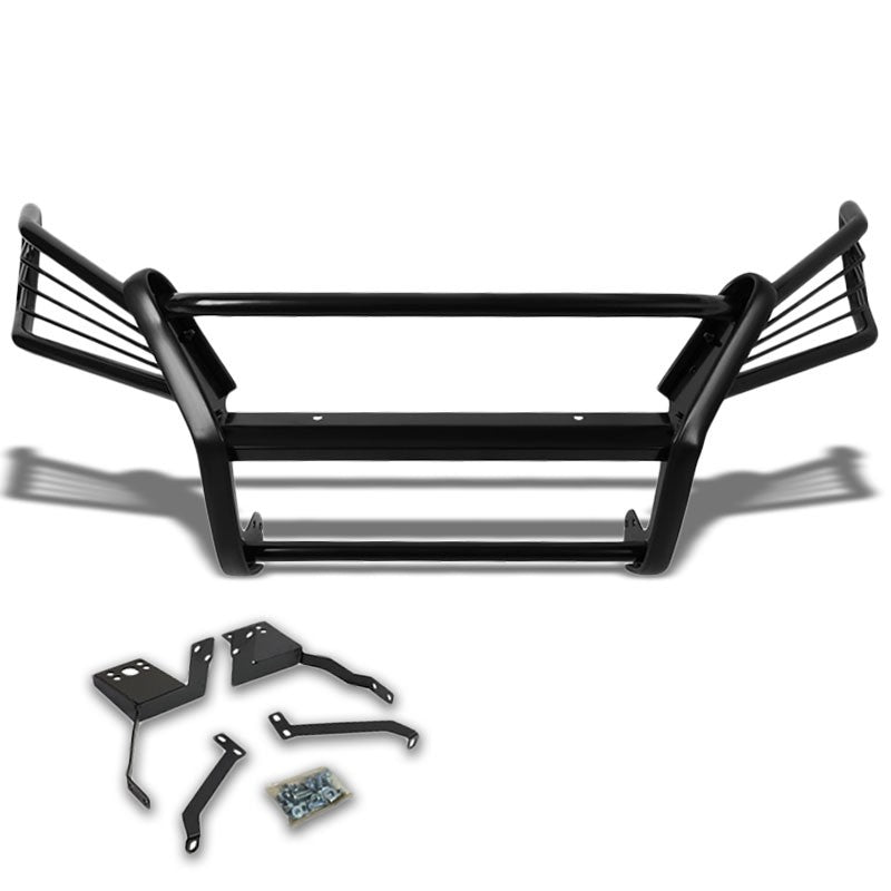 Black Mild Steel Front Bumper Brush Grill Guard For Lexus 04-09 RX330/350/400h-Exterior-BuildFastCar