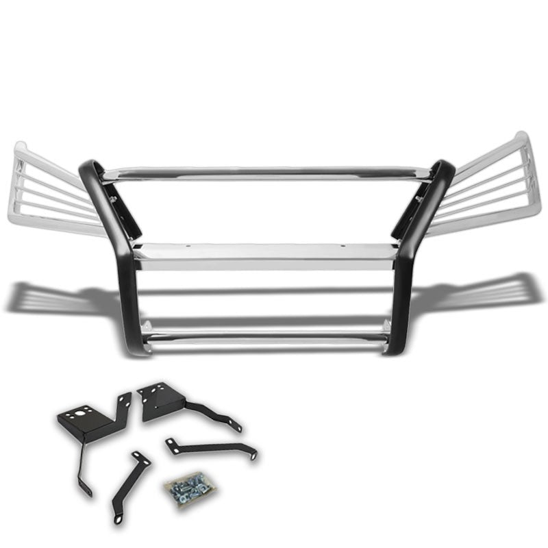 Chrome Mild Steel Front Bumper Brush Grill Guard For Lexus 04-09 RX330/350/400h-Exterior-BuildFastCar