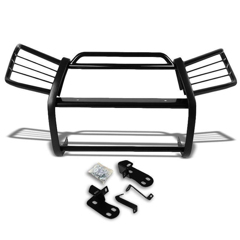 Black Mild Steel Front Bumper Grill Protection Guard For Toyota 01-05 RAV4 XA20-Exterior-BuildFastCar