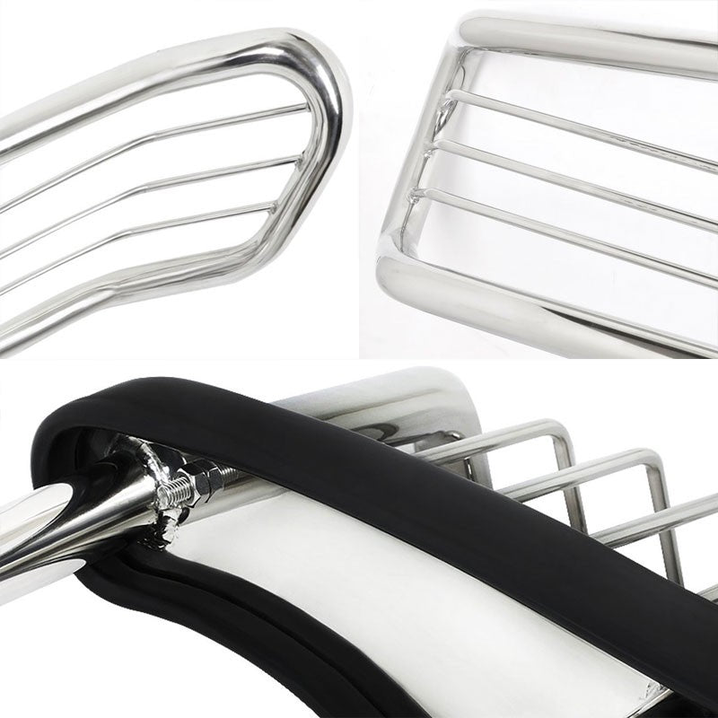 Chrome Mild Steel Front Bumper Brush Grill Guard For 07-14 FJ Crusier GSJ15W-Exterior-BuildFastCar