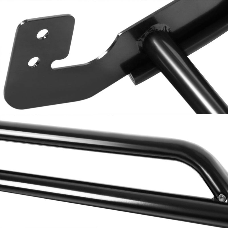 Black Mild Steel Front Bumper Brush Grill Guard For 08-15 Land Cruiser J200-Exterior-BuildFastCar